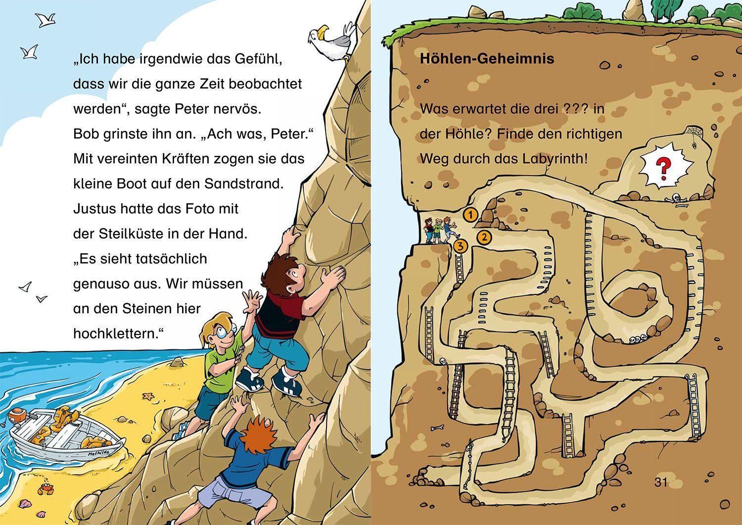 Bild: 9783440174890 | Die drei ??? Kids, Bücherhelden 2. Klasse, Rätselhafte Schatzsuche