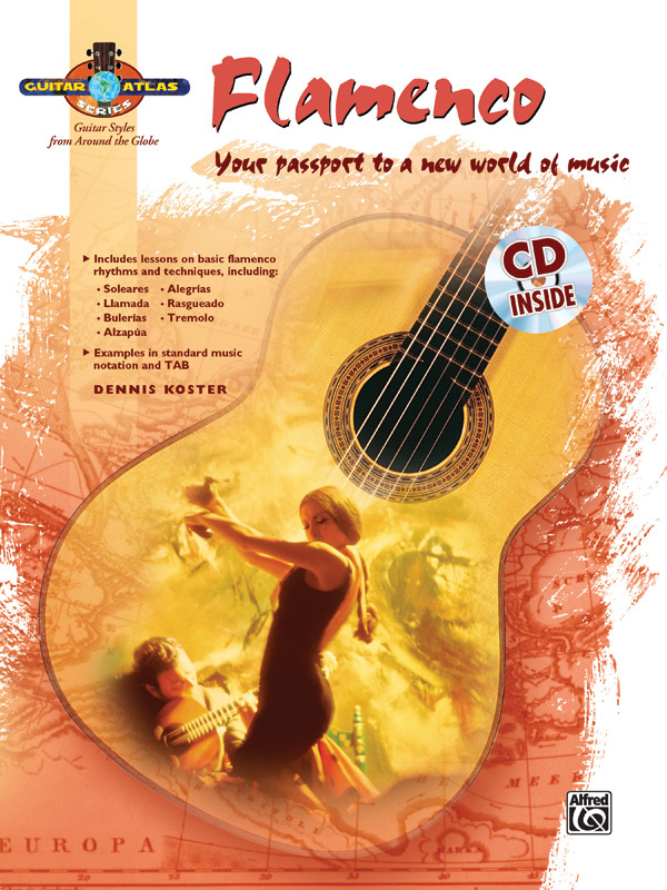 Cover: 38081196398 | Guitar Atlas Flamenco | Dennis Koster | Buch + CD | EAN 38081196398