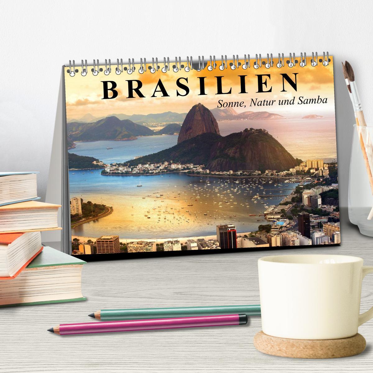 Bild: 9783435702152 | Brasilien. Sonne, Natur und Samba (Tischkalender 2025 DIN A5 quer),...