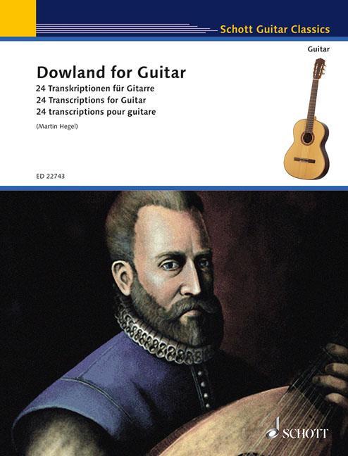 Cover: 9790001165181 | Dowland for Guitar | 24 Transcriptions for Guitar | John Dowland