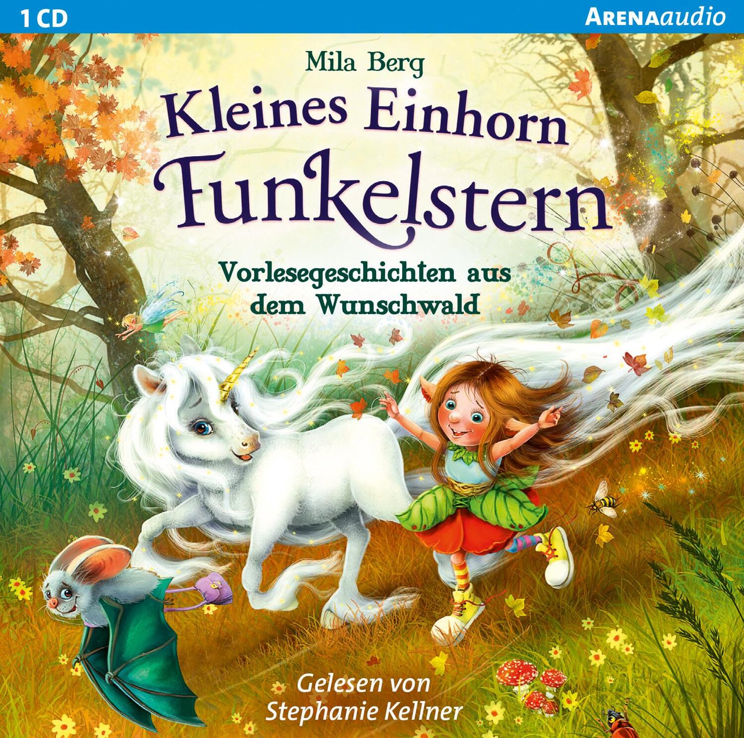 Cover: 9783401241340 | Kleines Einhorn Funkelstern. Vorlesegeschichten aus dem Wunschwald