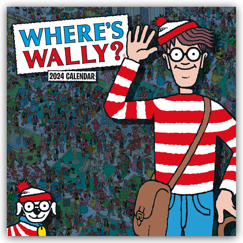 Cover: 9781529835922 | Where's Wally? - Wo ist Wally 2024 - Wand-Kalender | Carousel Calendar