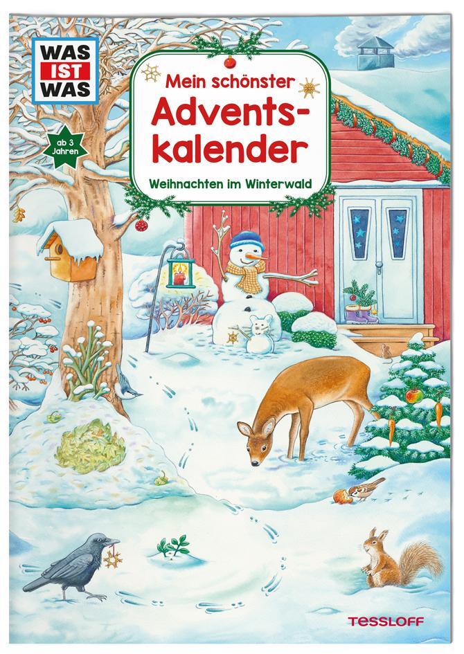 Cover: 9783788621391 | WAS IST WAS Mein schönster Adventskalender | Weihnachten im Winterwald