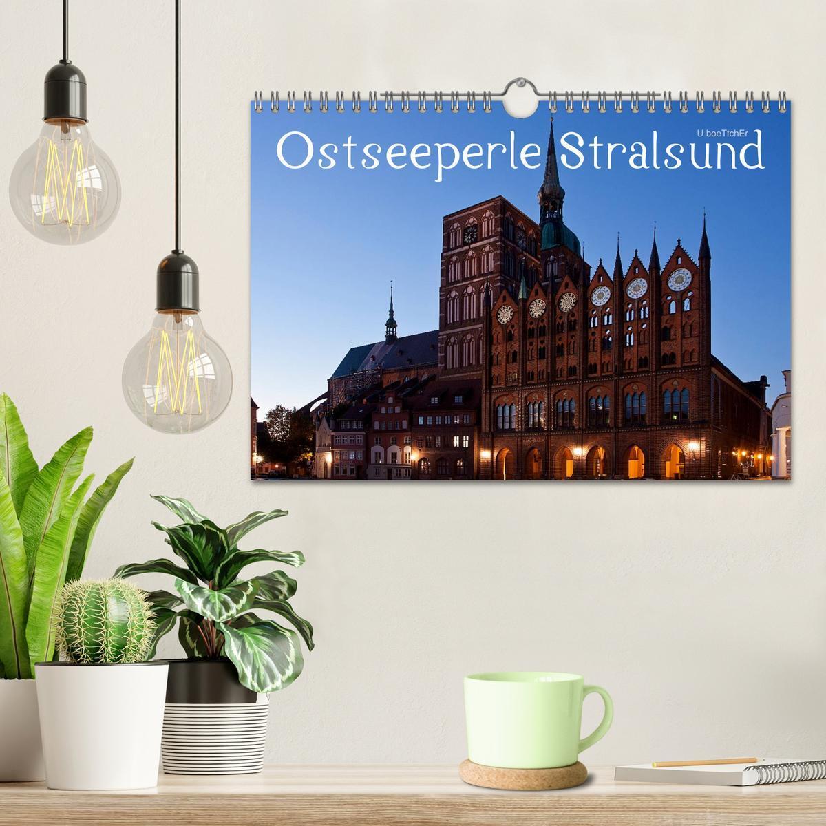 Bild: 9783435550043 | Ostseeperle Stralsund (Wandkalender 2025 DIN A4 quer), CALVENDO...