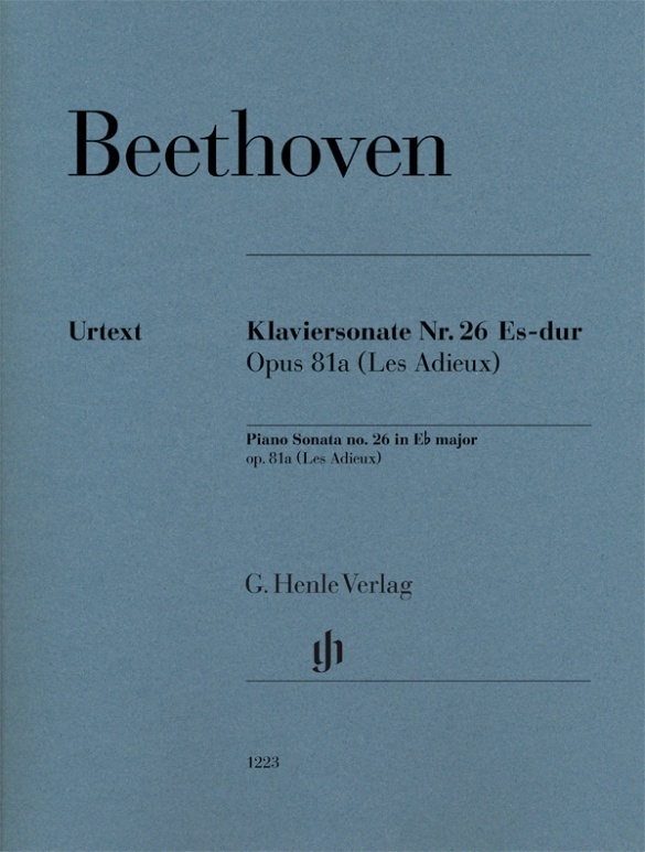 Cover: 9790201812236 | Beethoven, Ludwig van - Klaviersonate Nr. 26 Es-dur op. 81a (Les...