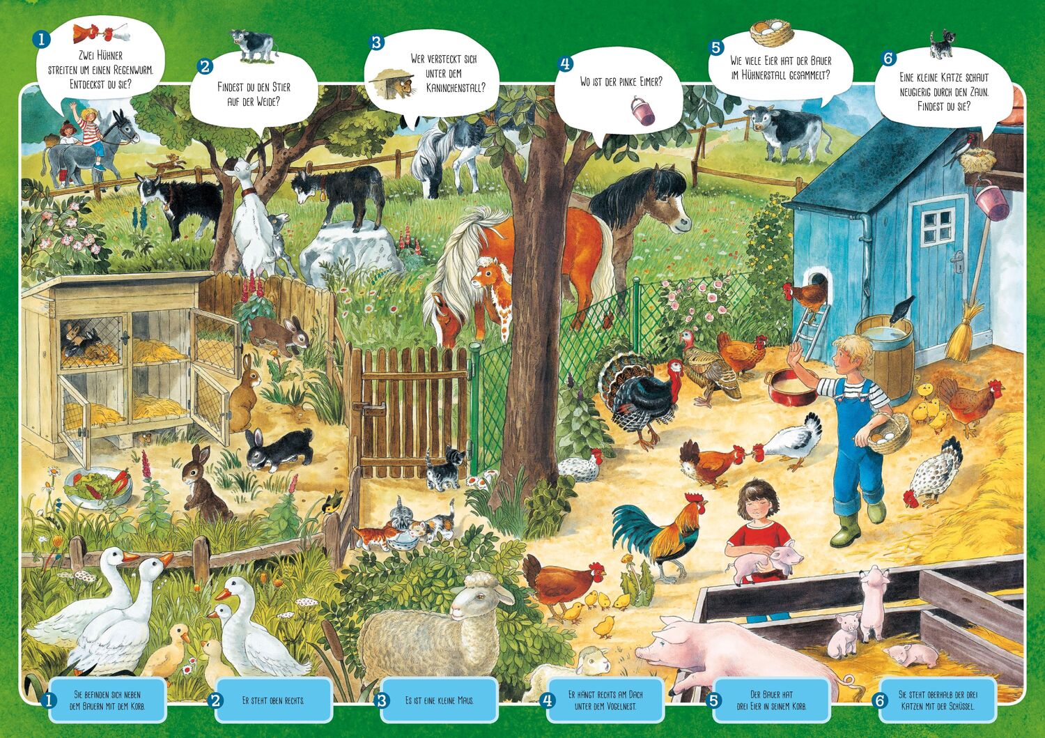 Bild: 9783849932091 | Das Wimmelbuch vom Bauernhof | Mit Rätselspaß für Kinder ab 2 Jahren