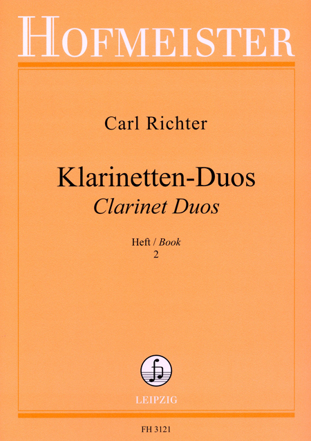 Cover: 9790203431213 | Klarinetten-Duos 2 | Carl Richter | Broschüre | 35 S. | Deutsch