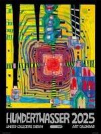 Cover: 9783910430112 | Großer Hundertwasser Art Calendar 2025 | Limited Collectors Edition