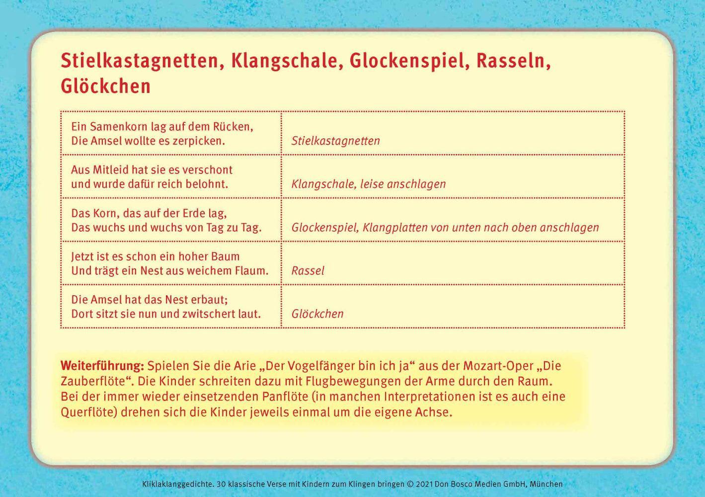 Bild: 4260179516566 | KliKlaKlang-Gedichte | Elke Gulden (u. a.) | Box | 32 S. | Deutsch