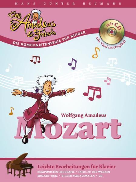 Cover: 9783865434463 | Mozart, Leichte Bearbeitungen für Klavier, m. Audio-CD | Mozart | Buch