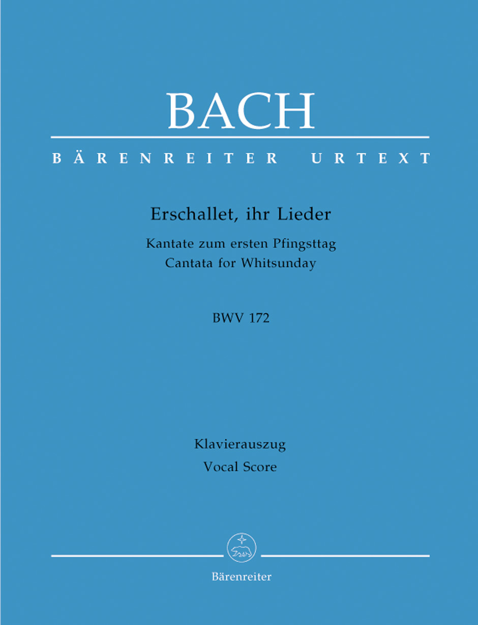 Cover: 9790006491506 | Cantata BWV 172 Erschallet, Ihr Lieder | Cantata for Whitsunday | Bach