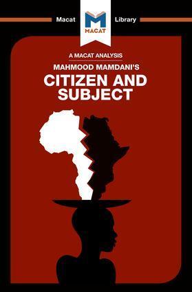Cover: 9781912128693 | An Analysis of Mahmood Mamdani's Citizen and Subject | Meike de Goede