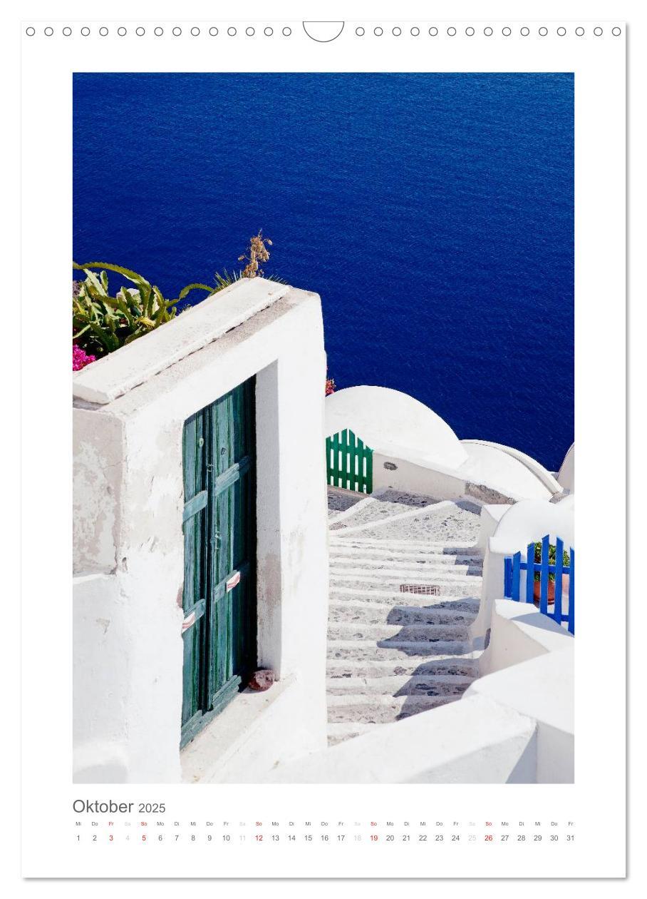 Bild: 9783457052594 | SANTORINI - INSEL DES LICHTS (Wandkalender 2025 DIN A3 hoch),...