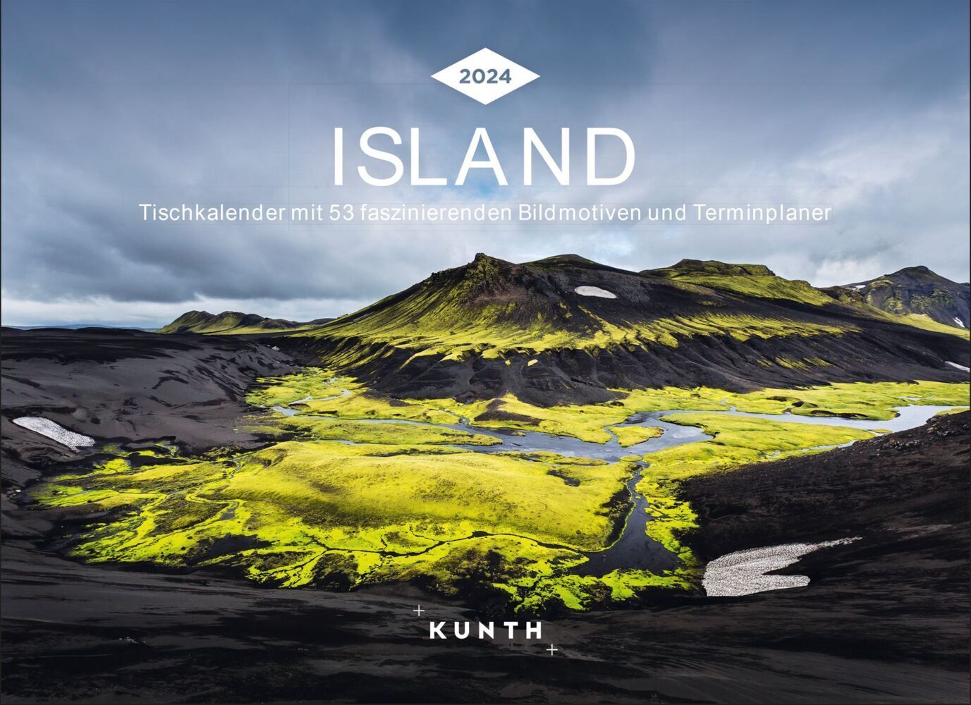 Cover: 9783965912892 | Island - KUNTH Tischkalender 2024 | Kalender | 54 S. | Deutsch | 2024