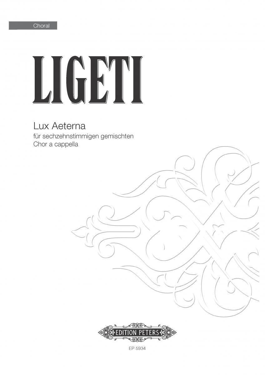 Cover: 9790014042295 | Lux Aeterna for 16-Part Mixed Choir | Choral Octavo | GyÃ¶rgy Ligeti