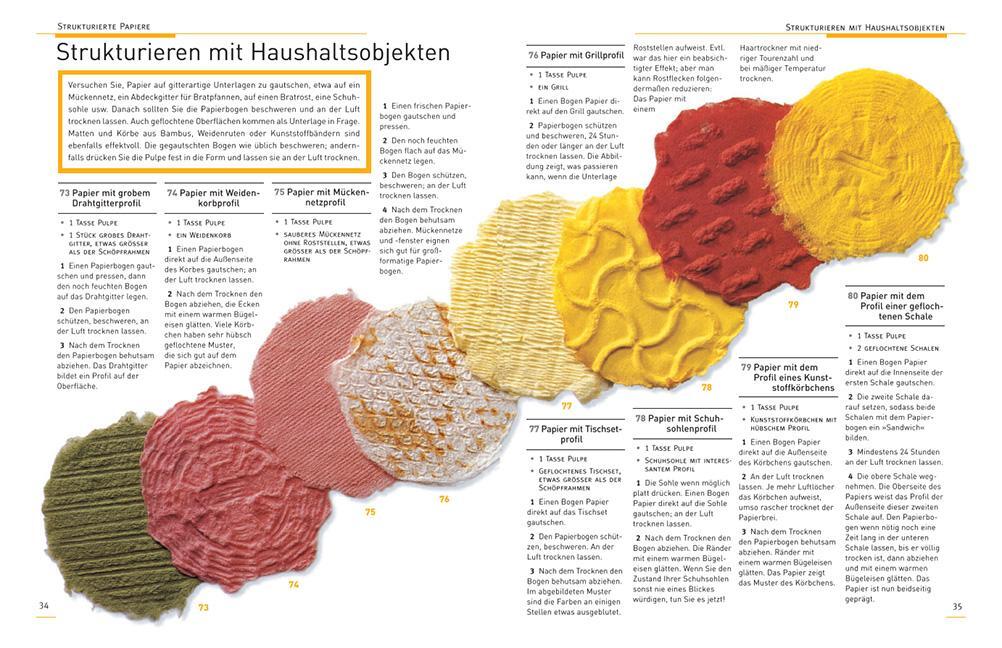 Bild: 9783258600420 | 300 Papierrezepte | Kreative Ideen zum Papierschöpfen | Taschenbuch