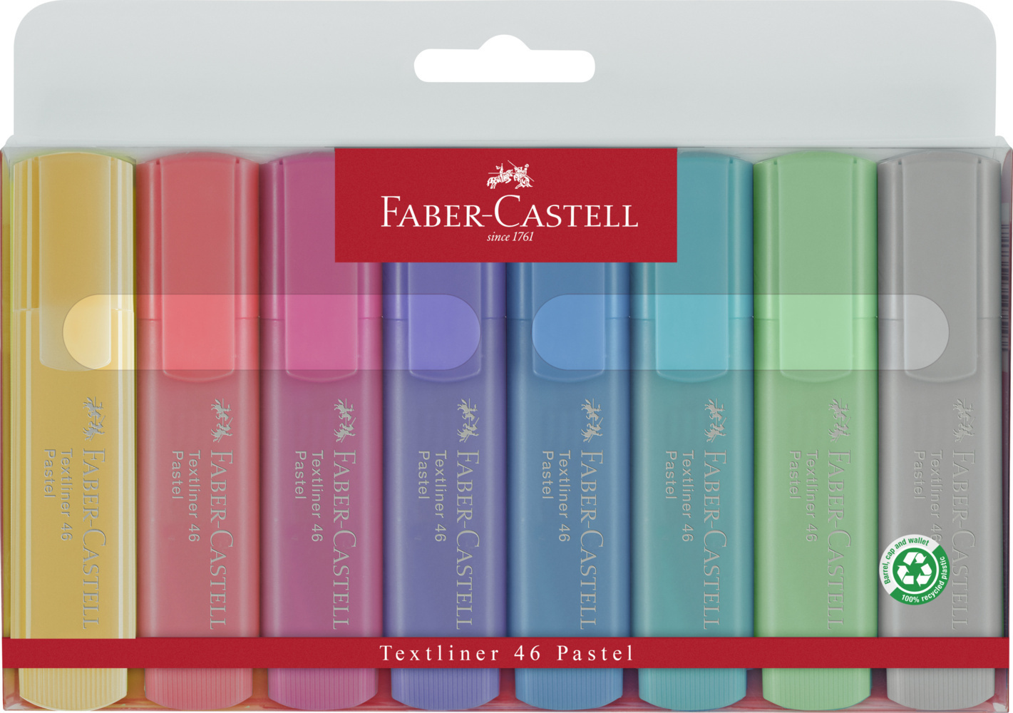 Cover: 4005401546818 | Faber-Castell Textmarker TEXTLINER 1546 8er Etui paste | Stück | 2018