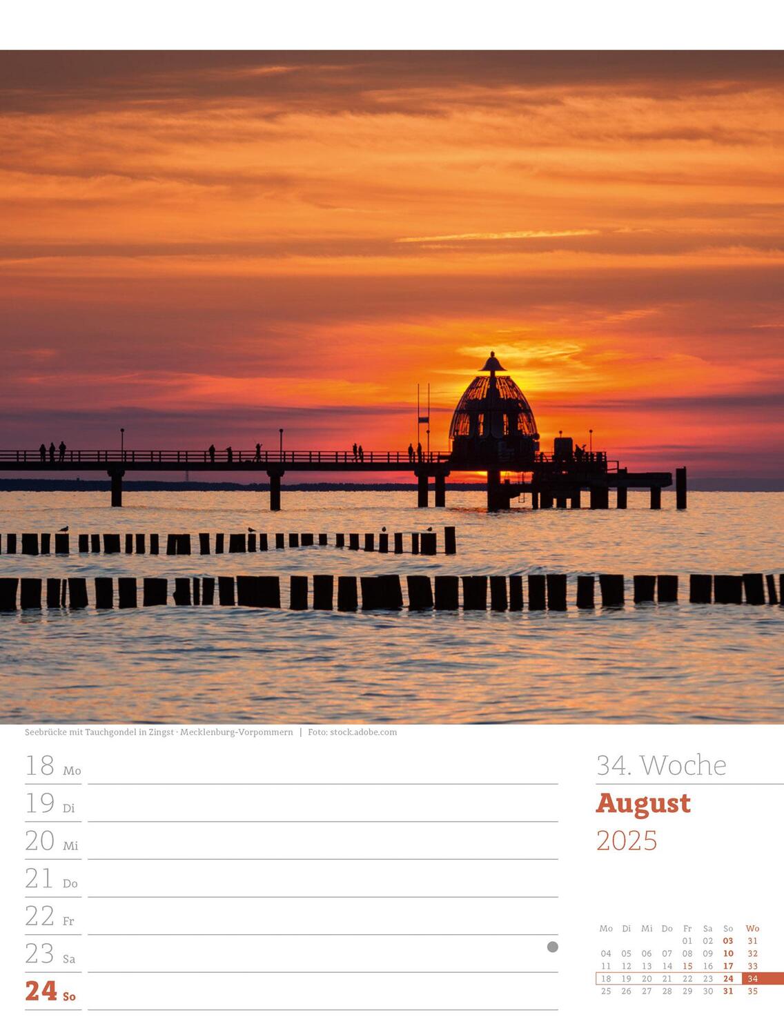 Bild: 9783838435046 | Malerisches Deutschland - Wochenplaner Kalender 2025 | Kunstverlag