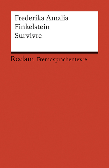 Cover: 9783150199473 | Survivre | Frederika Amalia Finkelstein | Taschenbuch | 164 S. | 2018