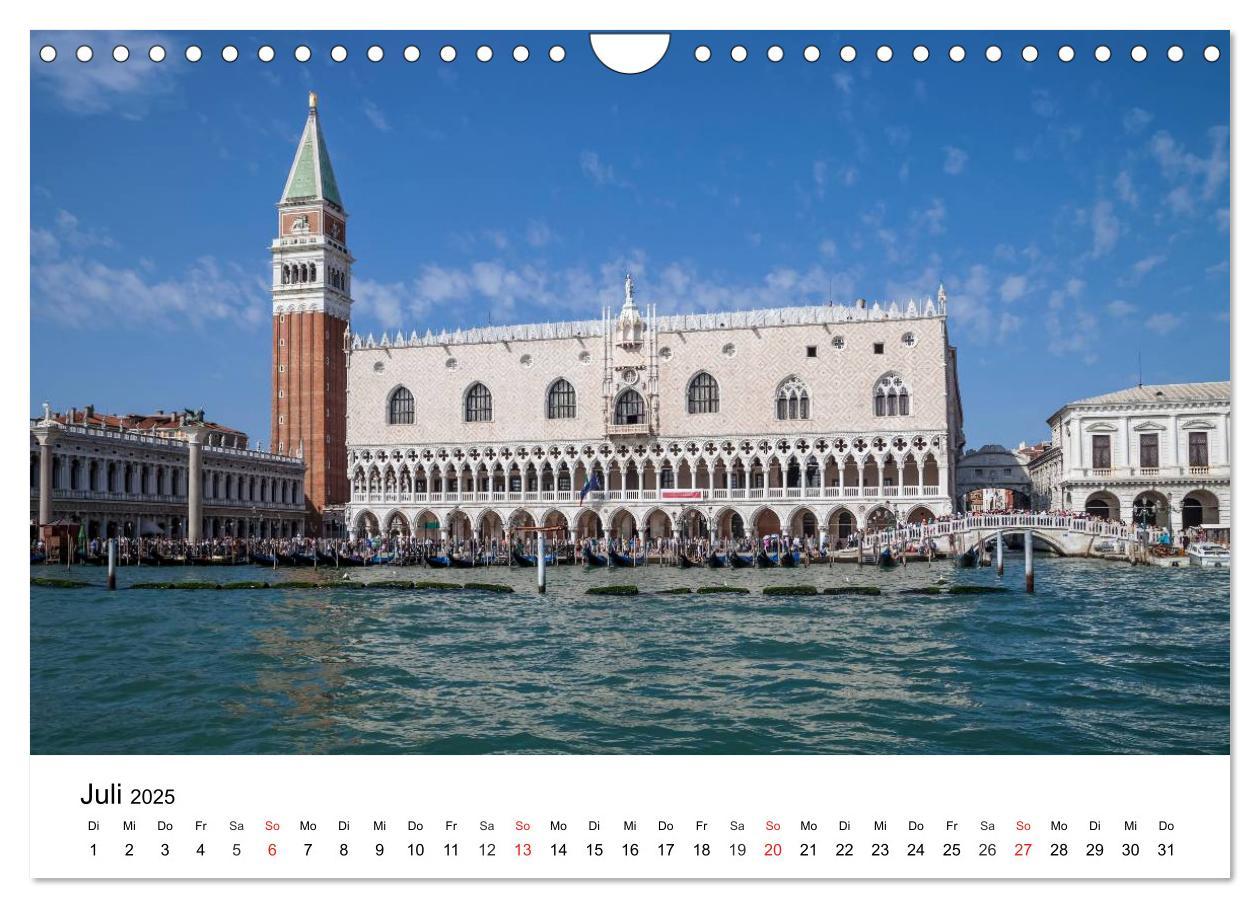 Bild: 9783435656349 | Die Attraktionen von Venedig (Wandkalender 2025 DIN A4 quer),...