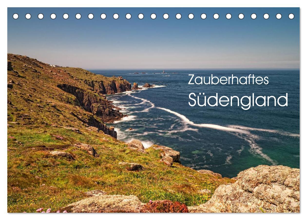 Cover: 9783435607631 | Zauberhaftes Südengland (Tischkalender 2025 DIN A5 quer), CALVENDO...