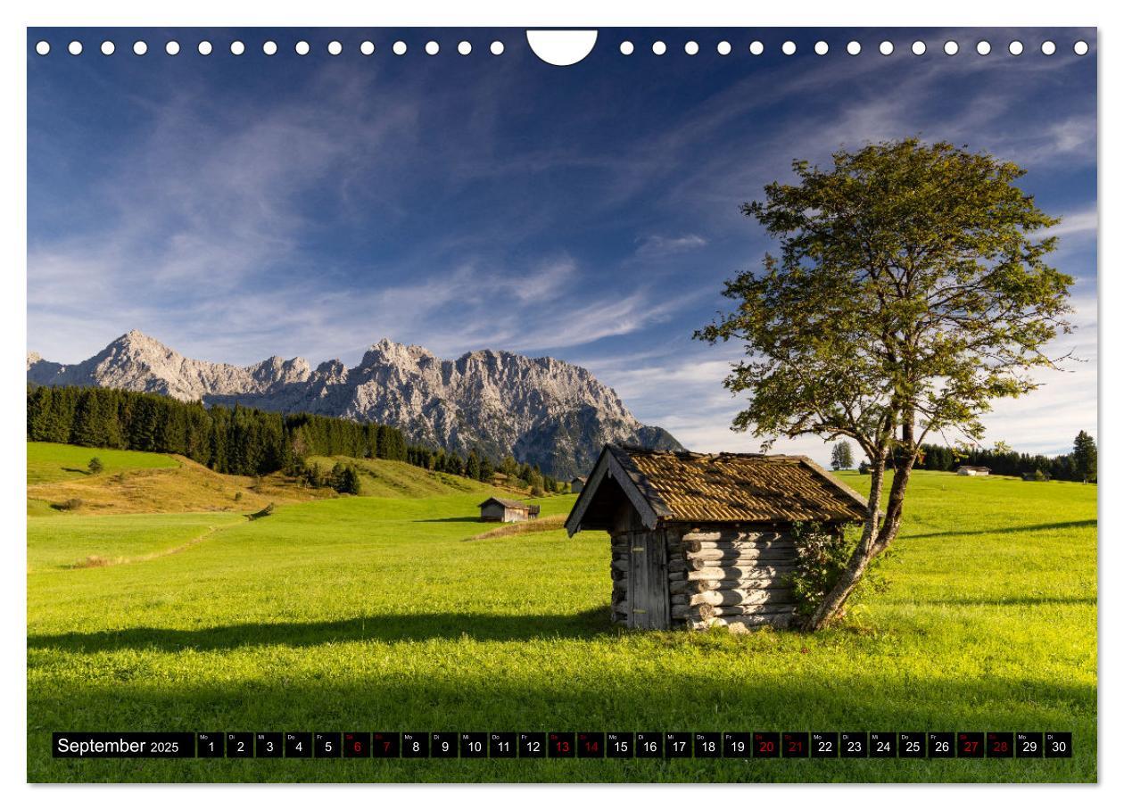 Bild: 9783383842849 | Werdenfelser Land (Wandkalender 2025 DIN A4 quer), CALVENDO...