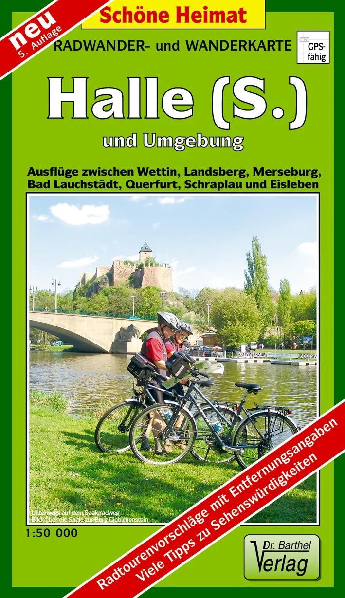 Cover: 9783895910616 | Radwander- und Wanderkarte Halle (Saale) und Umgebung 1 : 50 000