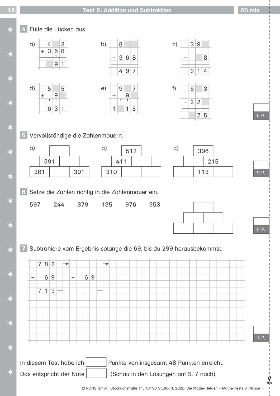 Bild: 9783129496527 | Die Mathe-Helden: Mathe-Tests 3. Klasse | Detlev Heuchert | Broschüre