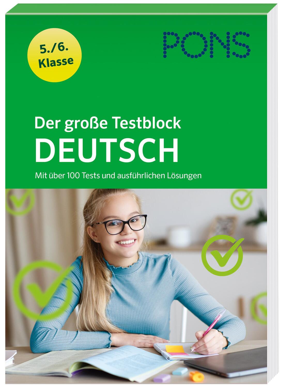 Cover: 9783125626034 | PONS Der große Testblock Deutsch 5./6. Klasse | Taschenbuch | 208 S.