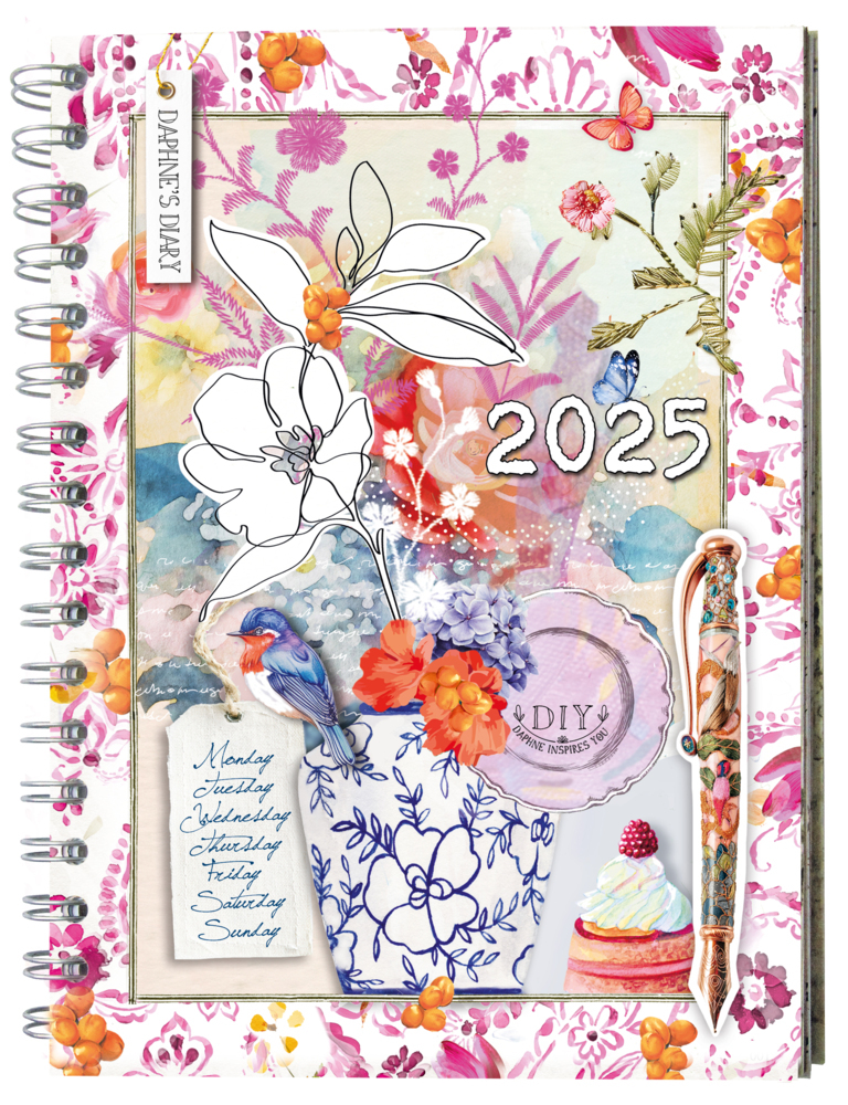 Cover: 9783735853479 | Daphne's Diary - Taschenkalender 2025 | Taschenbuch | 302 S. | Deutsch