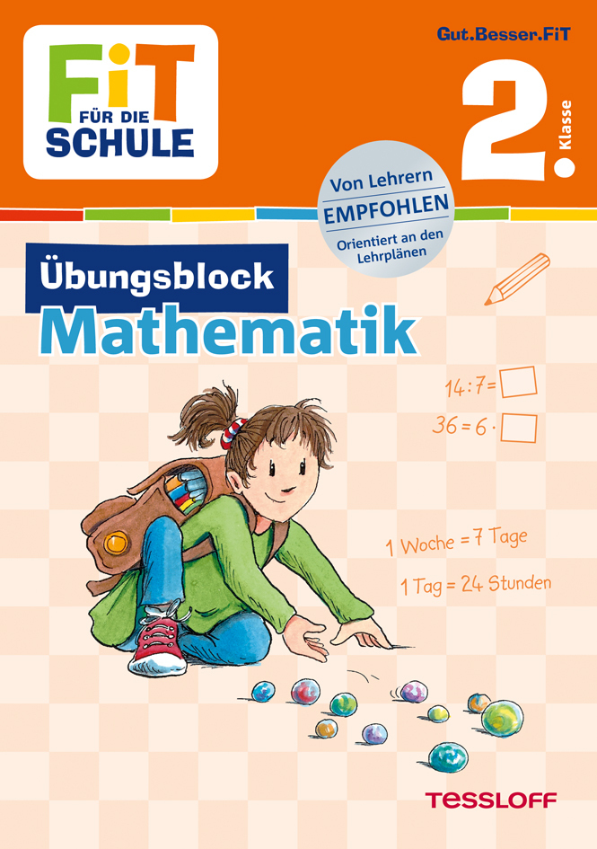 Cover: 9783788623142 | FiT FÜR DIE SCHULE: Übungsblock Mathematik 2. Klasse | Werner Zenker