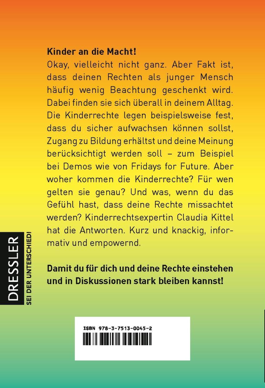 Rückseite: 9783751300452 | Know Your Rights! | Claudia Kittel | Taschenbuch | Dressler | 80 S.