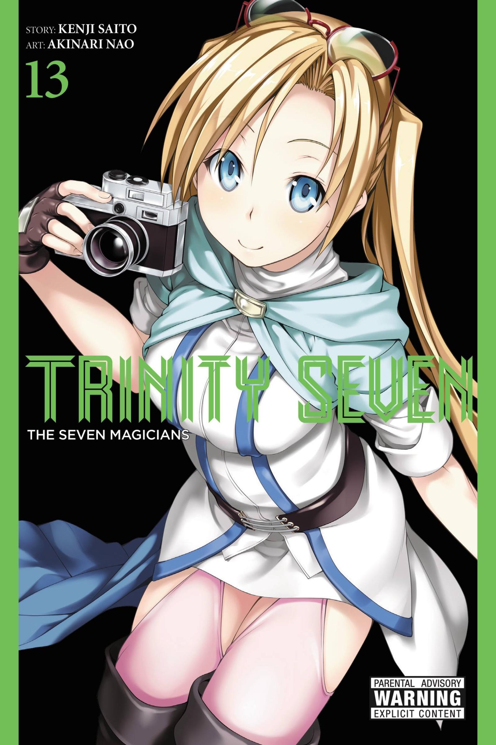 Cover: 9780316470810 | Trinity Seven, Vol. 13 | The Seven Magicians Volume 13 | Kenji Saito