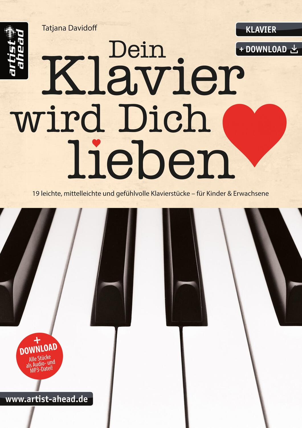 Cover: 9783866420922 | Dein Klavier wird Dich lieben | Tatjana Davidoff | Taschenbuch | 2019
