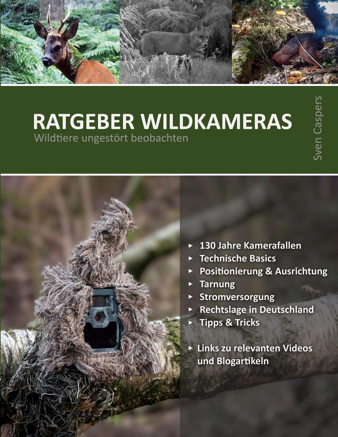 Cover: 9783758309625 | Ratgeber Wildkameras | Wildtiere ungestört beobachten | Sven Caspers