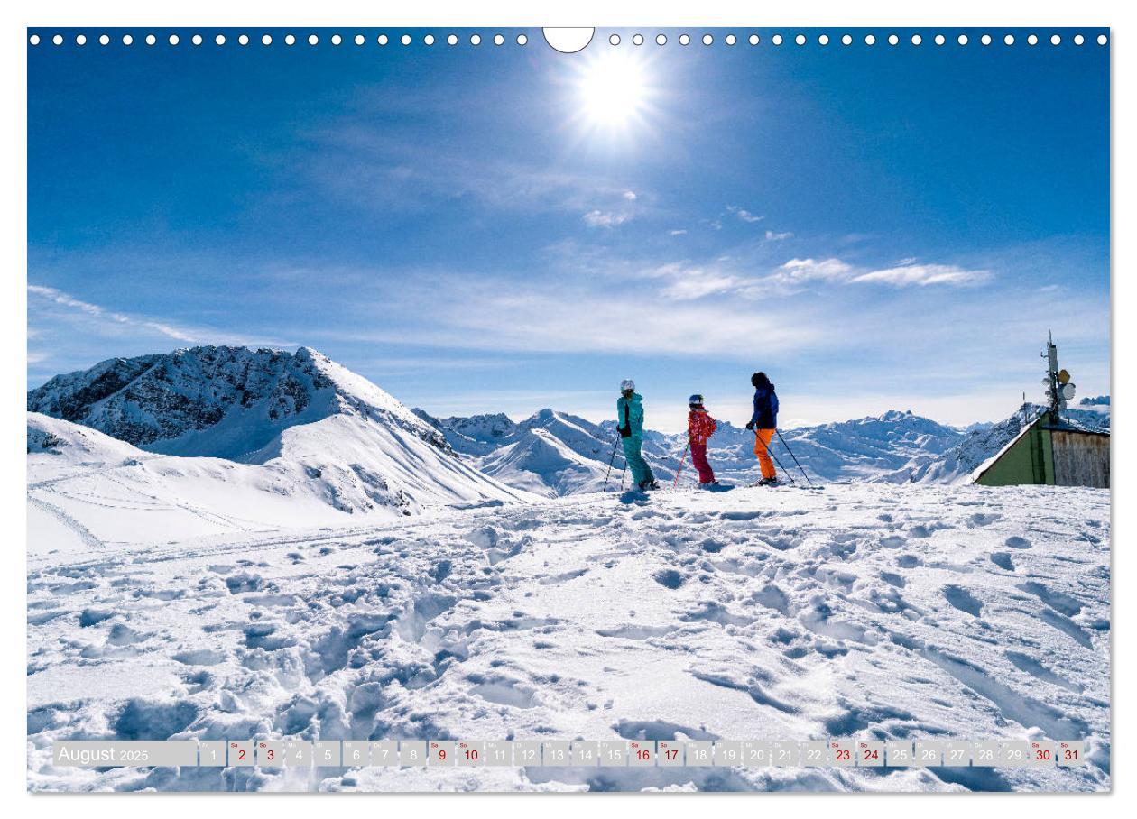 Bild: 9783435232888 | Arlberg - magic of winter (Wandkalender 2025 DIN A3 quer), CALVENDO...