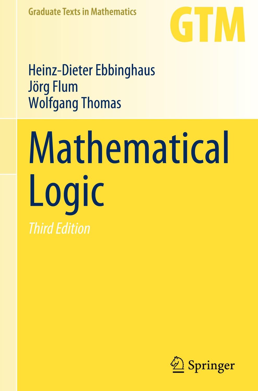 Cover: 9783030738389 | Mathematical Logic | Heinz-Dieter Ebbinghaus (u. a.) | Buch | ix