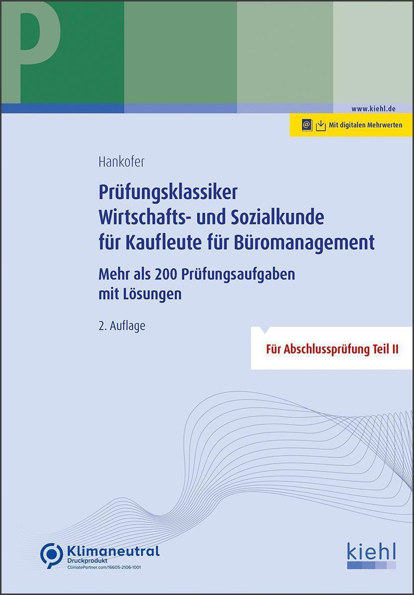 Cover: 9783470105529 | Prüfungsklassiker Wirtschafts- und Sozialkunde für Kaufleute für...