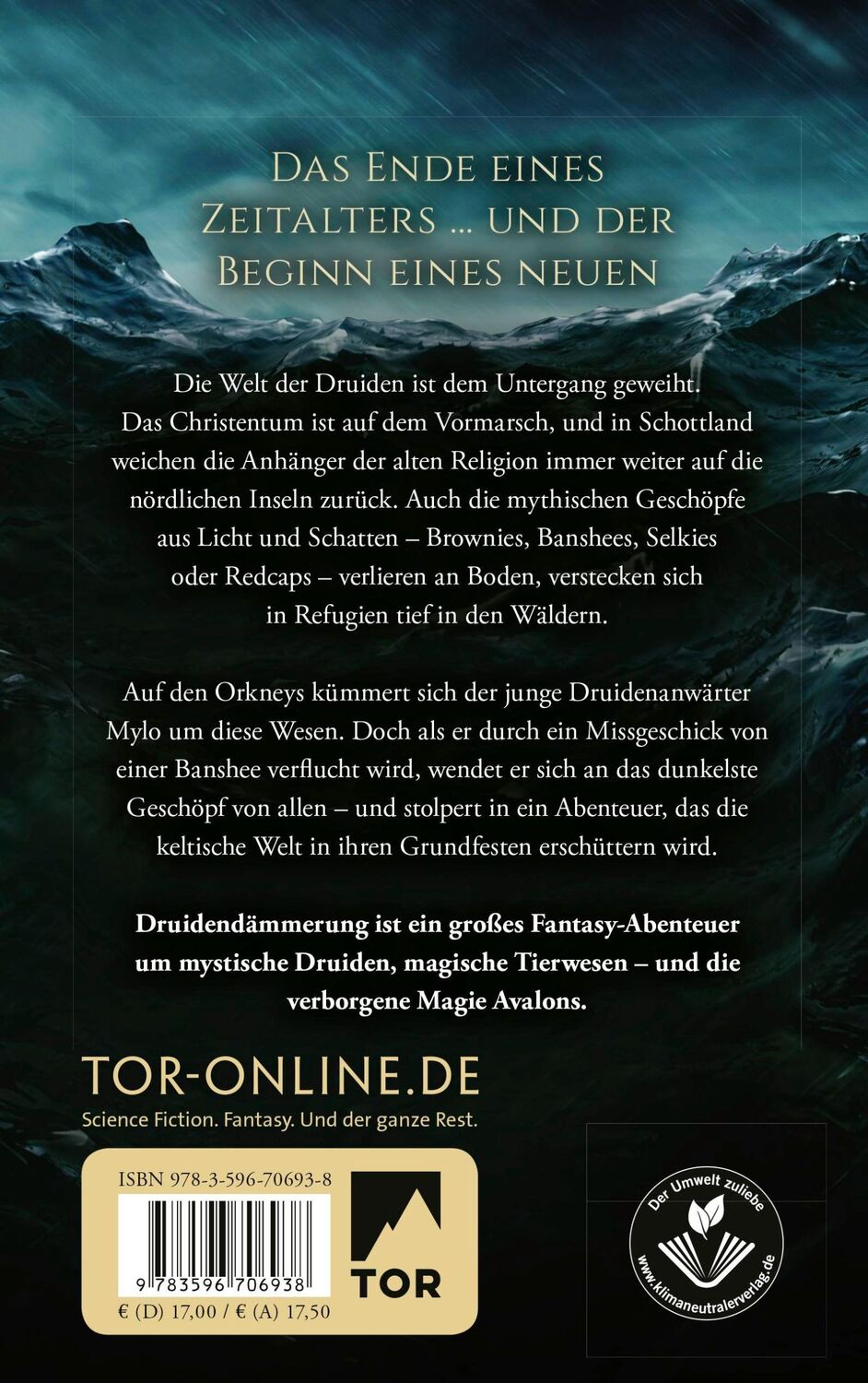 Rückseite: 9783596706938 | Druidendämmerung | Mira Valentin | Taschenbuch | 416 S. | Deutsch