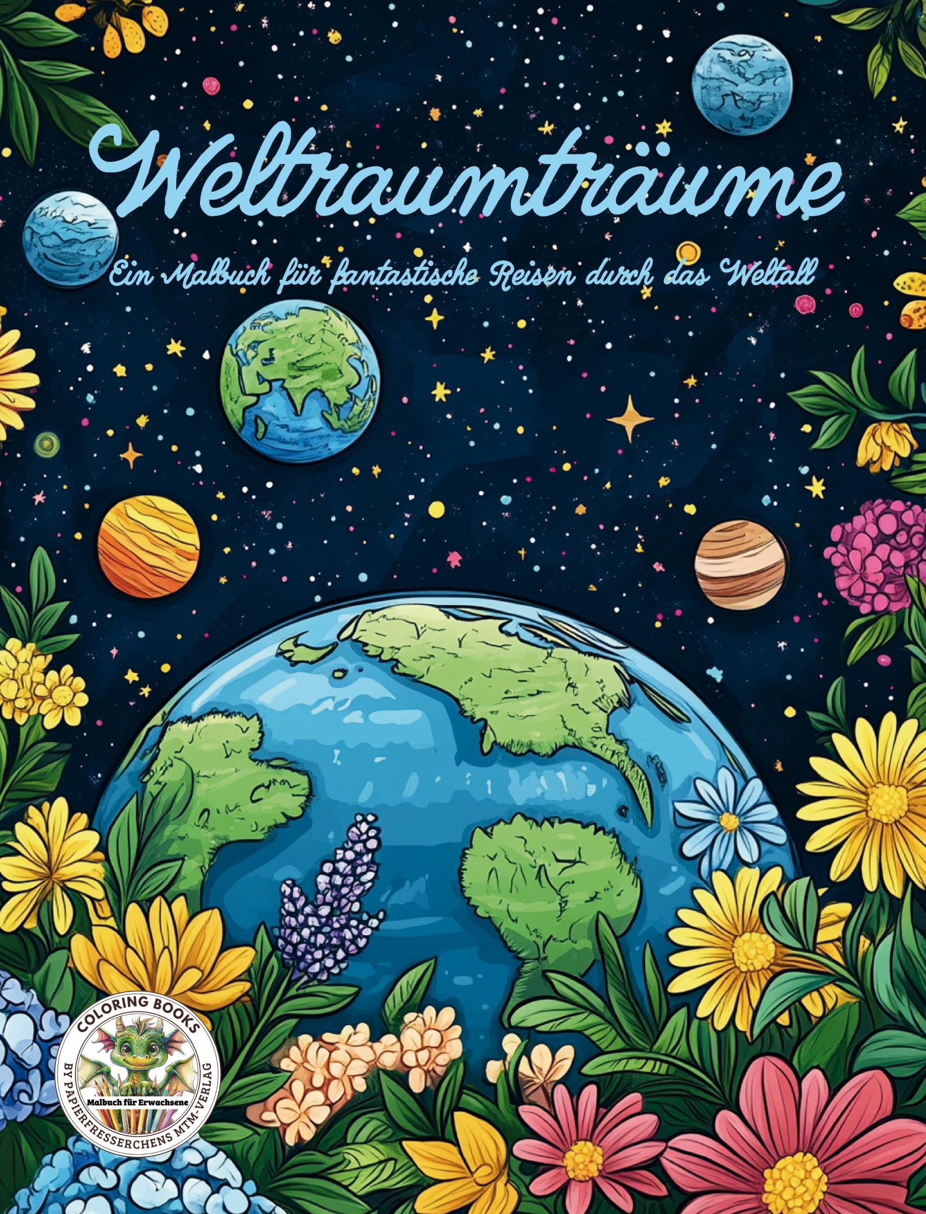 Cover: 9783990513118 | Weltraumträume - Ein Malbuch für fantastische Reisen durch das Weltall