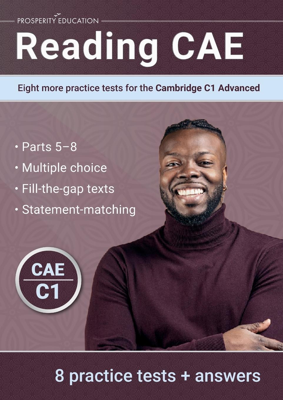 Cover: 9781915654090 | Reading CAE | Eight more practice tests for the Cambridge C1 Advanced