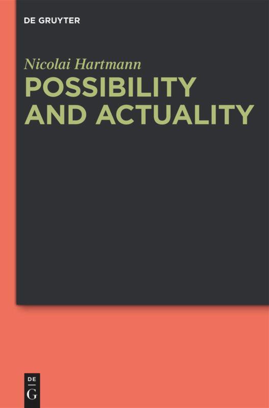 Cover: 9783110246674 | Possibility and Actuality | Nicolai Hartmann | Buch | Englisch | 2013