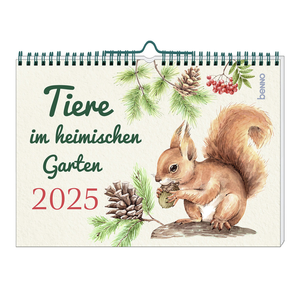 Cover: 9783746265261 | Tiere in der heimischen Natur 2025 | Kalender | Spiralbindung | 12 S.