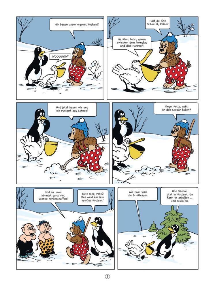 Bild: 9783551758590 | Petzi - Der Comic 3: Petzis Weihnachtsreise | Capezzone (u. a.) | Buch