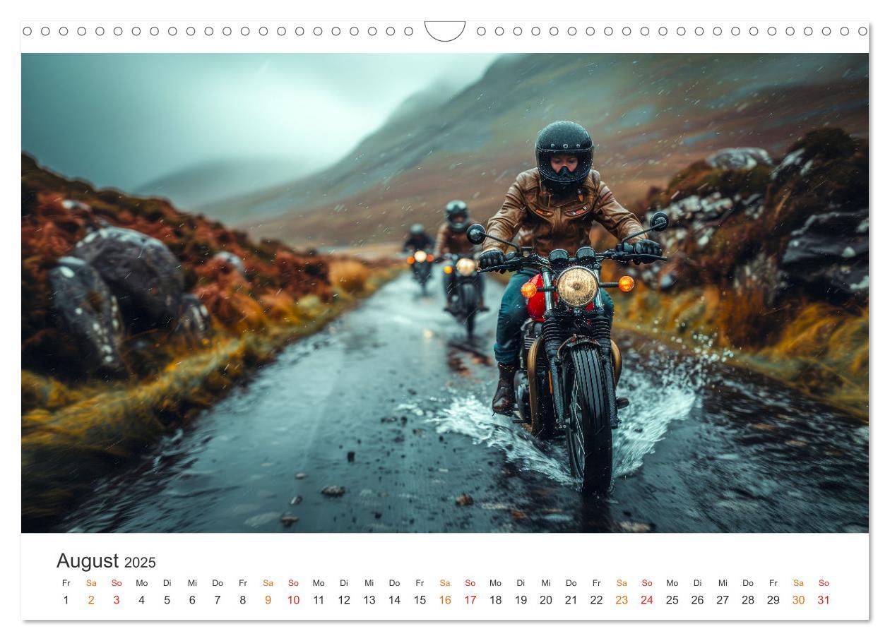 Bild: 9783383817120 | Motorrad tolle Momente (Wandkalender 2025 DIN A3 quer), CALVENDO...