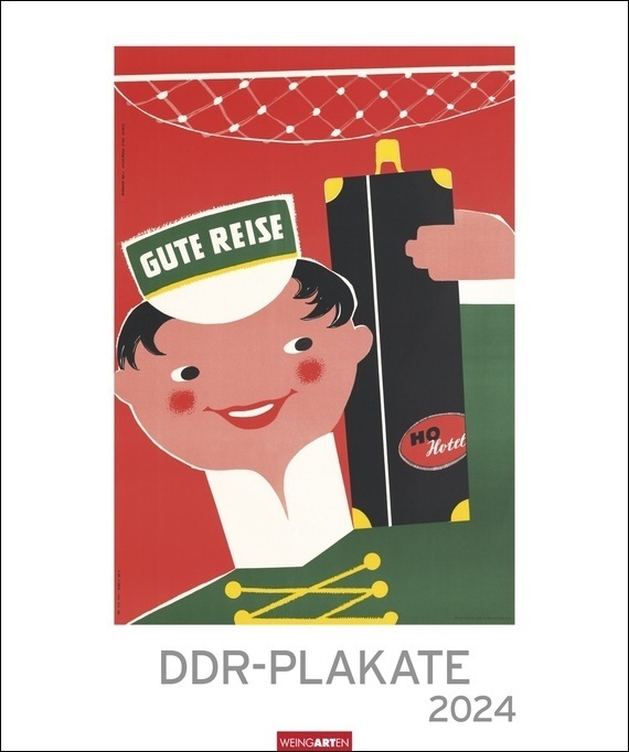 Cover: 9783840084942 | DDR-Plakate Edition Kalender 2024. Nostalgie-Kalender. Großer...