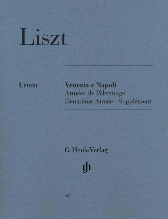 Cover: 9790201809854 | Liszt, Franz - Venezia e Napoli | Instrumentation: Piano solo | Liszt