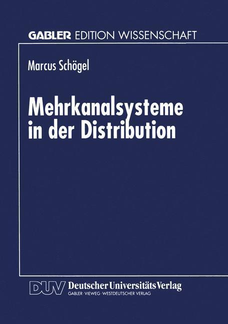 Cover: 9783824465699 | Mehrkanalsysteme in der Distribution | Taschenbuch | Paperback | xxii