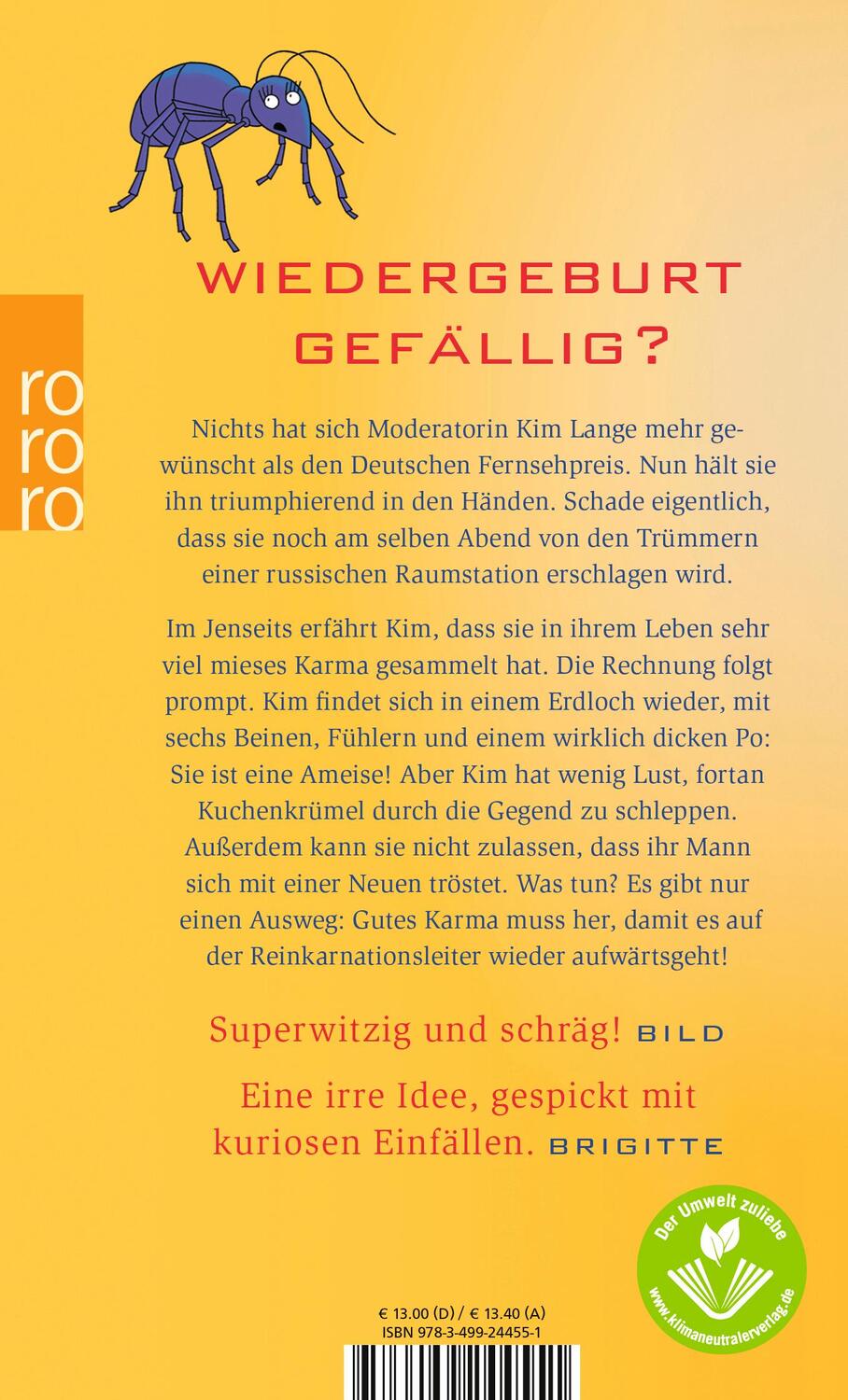 Rückseite: 9783499244551 | Mieses Karma | David Safier | Taschenbuch | 283 S. | Deutsch | 2008