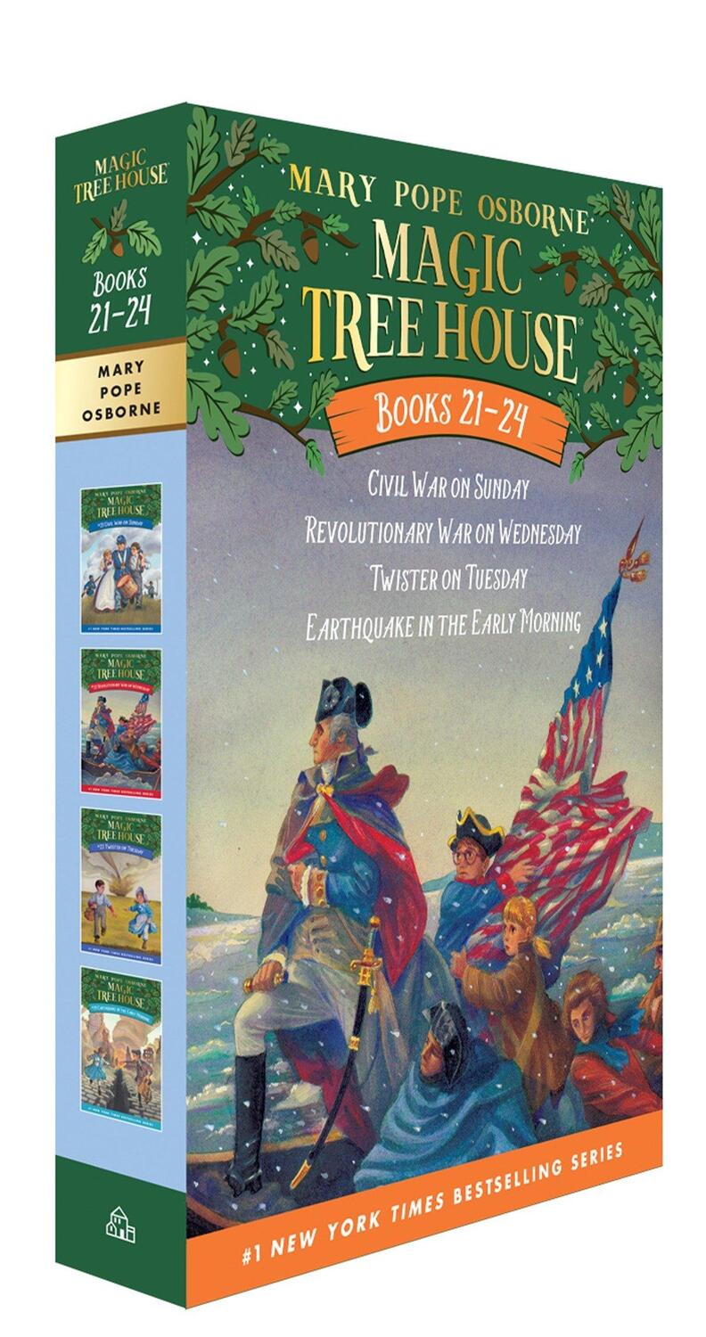 Cover: 9780385389570 | Magic Tree House Books 21-24 Boxed Set: American History Quartet